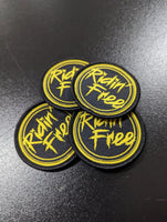 RIDIN' FREE EMBROIDERED PATCH