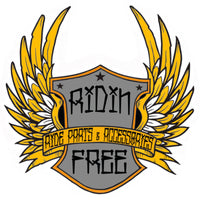 RIDIN' FREE CREST STICKER